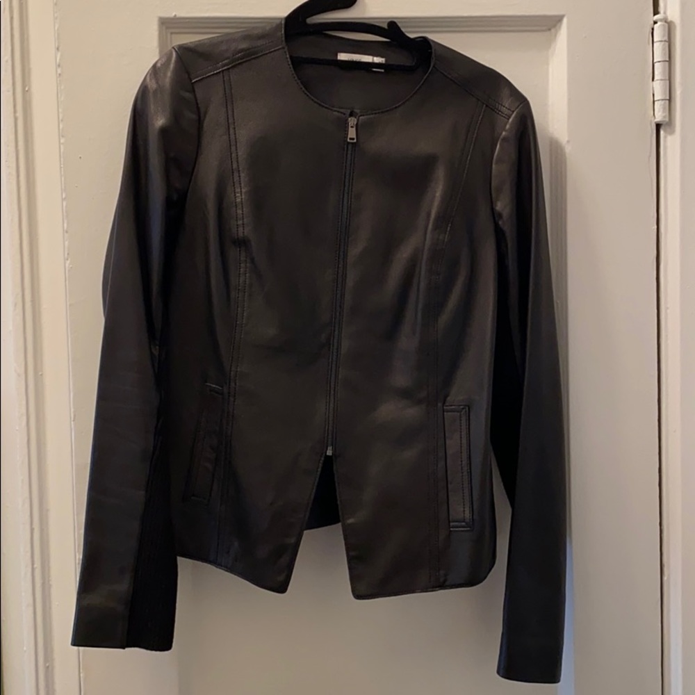 Vince Black Leather Jacket!